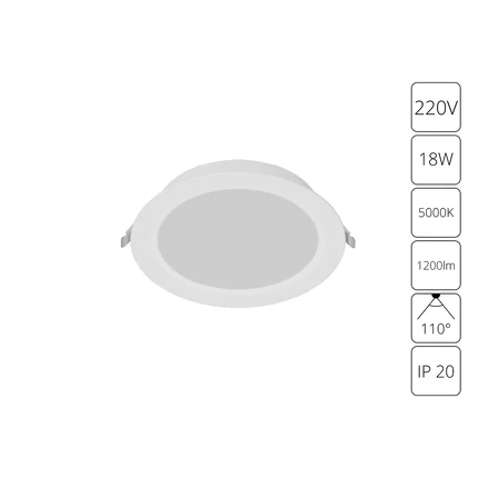 Встраиваемый светильник Arte Lamp QUICK A8518PL-1WH