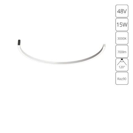 Магнитный трековый светильник Arte Lamp OPTIMA A7298PL-1BK