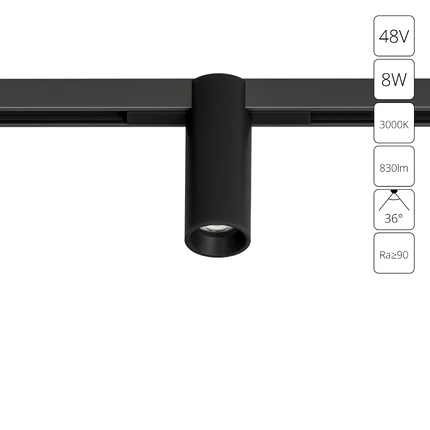Магнитный трековый светильник Arte Lamp OPTIMA A7289PL-1BK