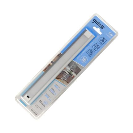 Светильник сенсорный Gauss модель A 6W 400lm 4000K 170-260V 300mm диммируемый IR 1/10/40 9018531206