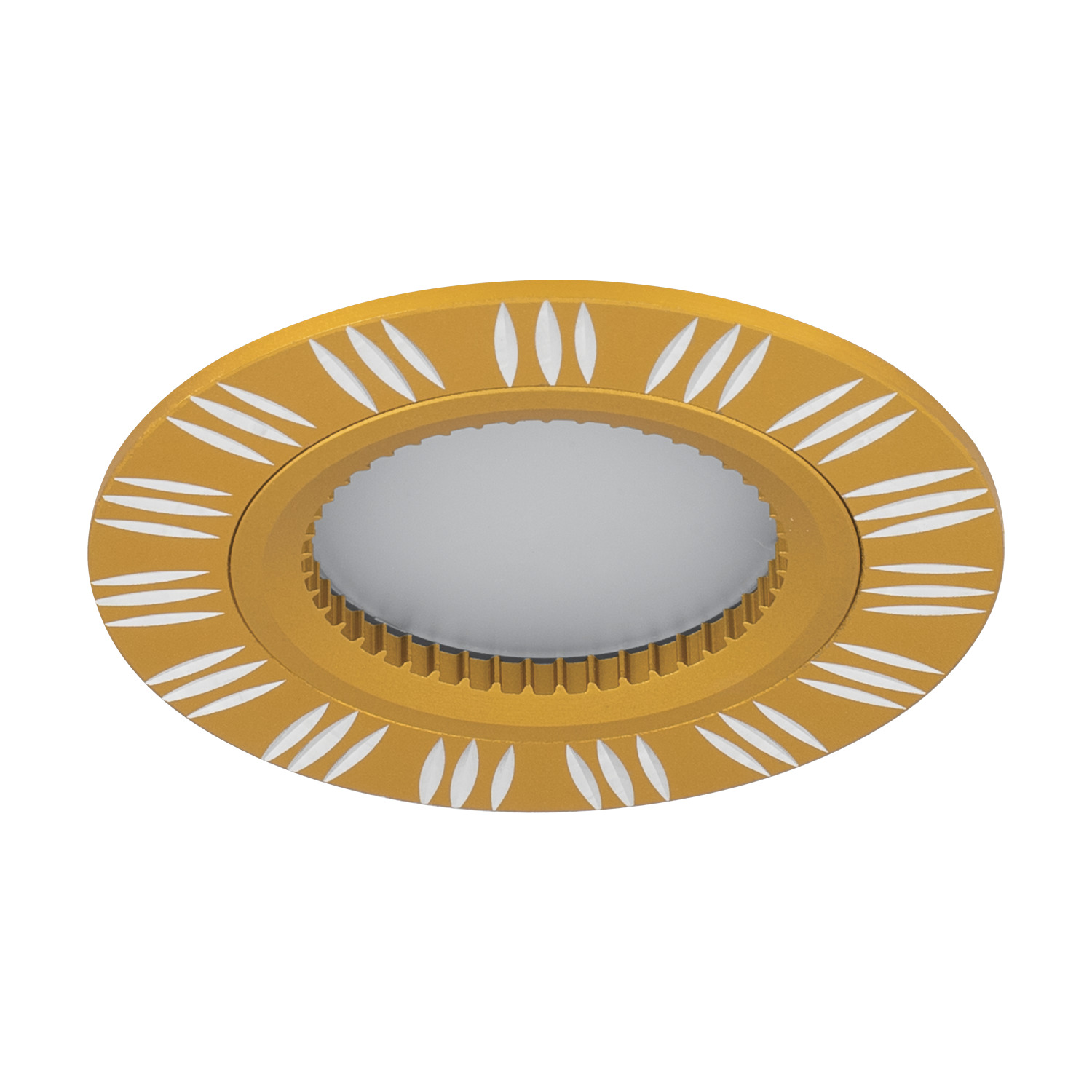 Светильник Gauss Aluminium AL018 Круг. Черный/Хром, Gu5.3 1/100