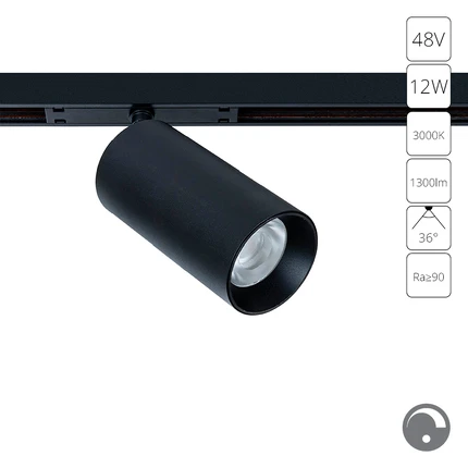 Магнитный трековый светильник Arte Lamp OPTIMA 0.1-10V A7491PL-1BK