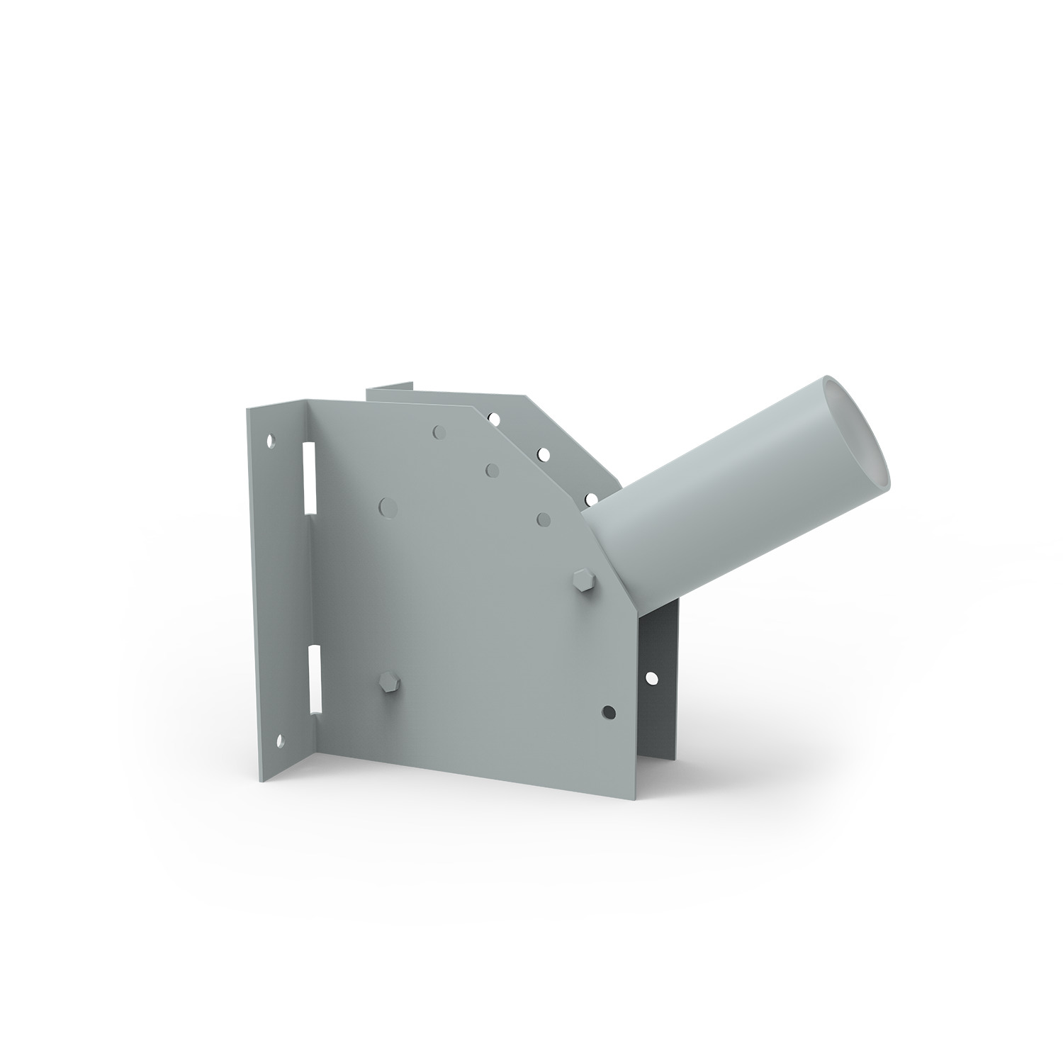 Кронштейн Gauss для уличных светильников с переменным углом 230х150х120 D38мм 1/10 903265101