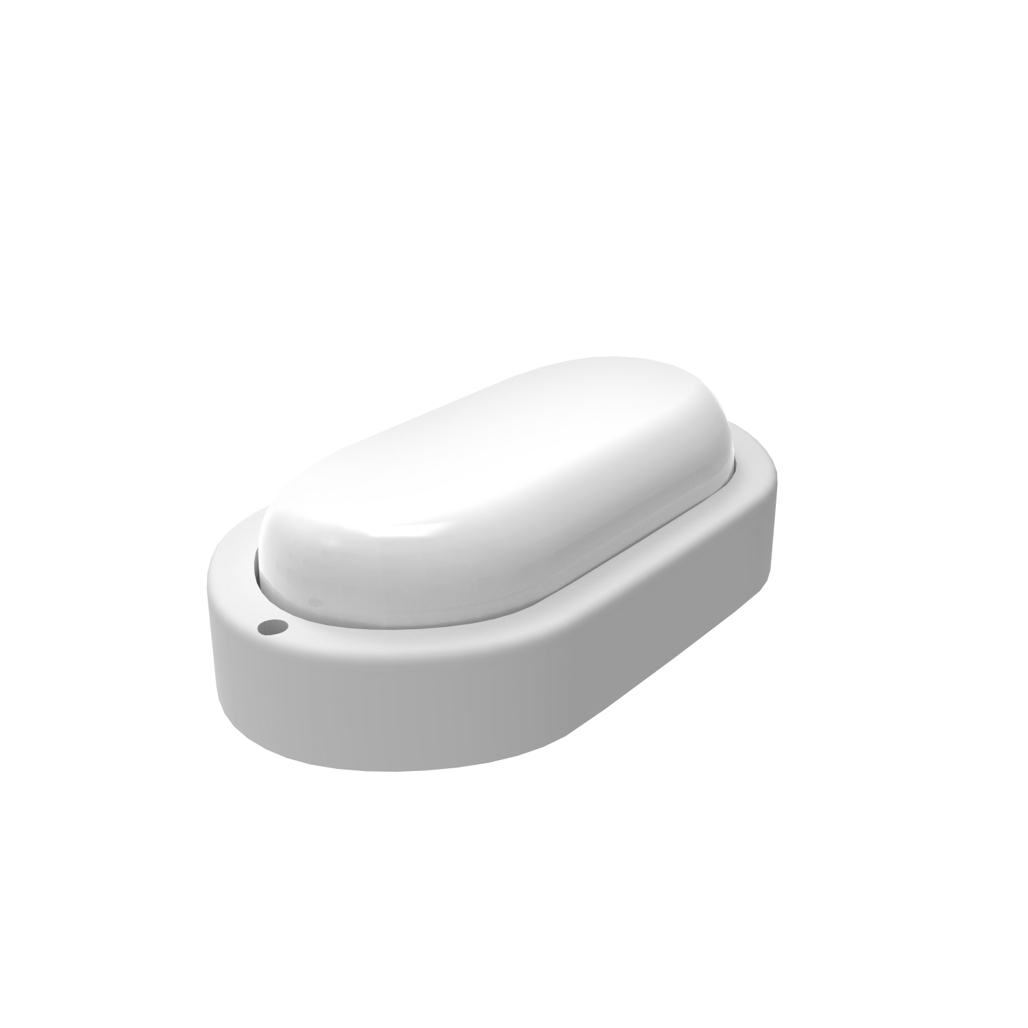 Светильник ЖКХ Gauss BASIC овал 8W 760lm 4000K 220-240V IP65 160*90*46мм белый LED 1/40 161418208B