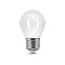 Лампа Gauss Filament Шар 9W 610lm 4100К Е27 milky LED 1/10/50 105202209