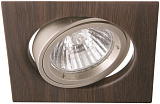 Точечный встраиваемый светильник Arte Lamp WOOD A2206PL-3BR