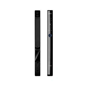 Электронный биометрический замок HOGO V01 - лучшее решения для различных видов дверей благодаря узким панелям и межосевому расстоянию 85 мм