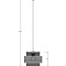 Подвесной светильник Arte Lamp GRID A7069SP-1GO
