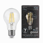 Лампа Gauss LED Filament Graphene A60 E27 15W 1740lm 4100К 1/10/40