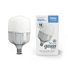 Лампа Gauss Basic T160 AC180-240V 90W 8600lm 6500K E40 LED 1/6 11734392