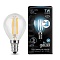 Лампа Gauss LED Filament Шар E14 7W 580lm 4100K step dimmable 1/10/50 105801207-S