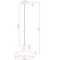 Подвесной светильник Arte Lamp KAYLA A7099SP-1GY
