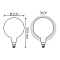 Лампа Gauss Filament G200 14W 1170lm 4100К Е27 milky диммируемая LED 1/4 153202214-D