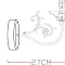 Бра Arte Lamp FAINA A5326AP-1WG