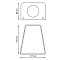 Светильник садово-парковый Gauss Sigma настенный архитектурный, GU10, 125*88*156mm, 170-240V / 50Hz, 1xMax.35W, IP54, 1/30 GD163