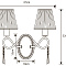 Бра Arte Lamp LOGICO A1035AP-2AB