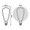 Лампа Gauss Filament Artline ST64 4W 330lm 2700К Е27 milky LED 1/10/100 1005802104