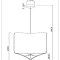 Подвесной светильник Arte Lamp TRIXIE A7085SP-1BK