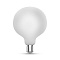 Лампа Gauss Filament G125 10W 1100lm 4100К Е27 milky диммируемая LED 1/20 187202210-D