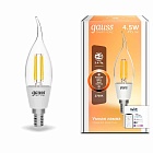 Лампа Gauss Smart Home Filament СF35 4,5W 495lm 2700К E14 диммируемая LED 1/10/40 1260112