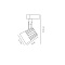 Трековый светильник Arte Lamp WALES A1613PL-1BK