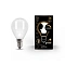 Лампа Gauss Filament Шар 9W 590lm 3000К Е14 milky диммируемая LED 1/10/50 105201109-D