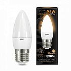 Лампа Gauss LED Свеча E27 9.5W 890lm 3000К 1/10/50 103102110