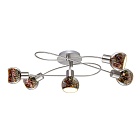 Потолочная люстра Arte Lamp ILLUSIONE A6125PL-5SS