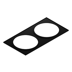 Рамка двойная под круглые 85 41007-BK