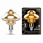 Лампа Gauss Led Vintage Filament Flexible BD160 8W 330lm E27 160*210mm Gray 2400K 1/6 162802008