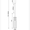 Подвесной светильник Arte Lamp CRYSTAL A2942SP-1BK