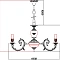 Подвесная люстра Arte Lamp LUISA A8020LM-8WG