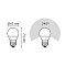 Лампа Gauss Elementary Шар 6W 4100K E27 (3 лампы в упаковке) LED 1/40 53226T