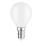 Лампа Gauss Filament Шар 9W 610lm 4100К Е14 milky LED 1/10/50 105201209