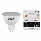 Лампа Gauss LED Elementary MR16 GU5.3 7W 530lm 3000K 1/10/100 13517