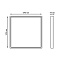 Светильник офисный Gauss 36W 2750lm 4000K IP20 595*595*19мм матовый LED 1/4 842123240