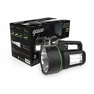 Фонарь прожекторный Gauss модель GFL602 11W 400lm Li-ion 4800mAh LED 1/10/30 GF602