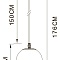 Подвесной светильник Arte Lamp FREDDIE A2232SP-1PB