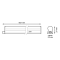 Светильник GAUSS LED TL линейный матовый 10W 4000K 561х22х37,740лм, 1/25 130511210