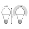 Лампа Gauss A60 AC12-36V 10W 860lm 4100K E27 LED 1/10/100 202502210