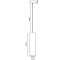 Точечный подвесной светильник Arte Lamp SIRIUS A1524SP-1WH