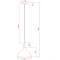 Подвесной светильник Arte Lamp KAYLA A7101SP-1WH
