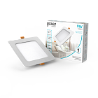 Светильник Gauss Basic Downlight квадрат 9W 720lm 4000K 170-260V IP20 120*26 белый LED 1/100 9031420209
