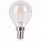 Лампа Gauss LED Filament Шар OPAL E14 5W 450lm 4100K 1/10/50 105201205