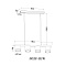 Подвесная люстра Arte Lamp LEGACY A8024SP-4BK