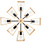 Люстра на штанге Arte Lamp BRUSSELS A8030PL-8BK