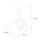 Трековый светильник Arte Lamp WALES A1640PL-1WH