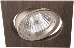 Точечный встраиваемый светильник Arte Lamp WOOD A2206PL-3BR