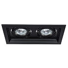 Точечный встраиваемый светильник Arte Lamp CANIS A6661PL-2BK