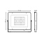 Прожектор Gauss Elementary 200W 16800lm 6500К 200-240V IP65 черный LED 1/2 691511200
